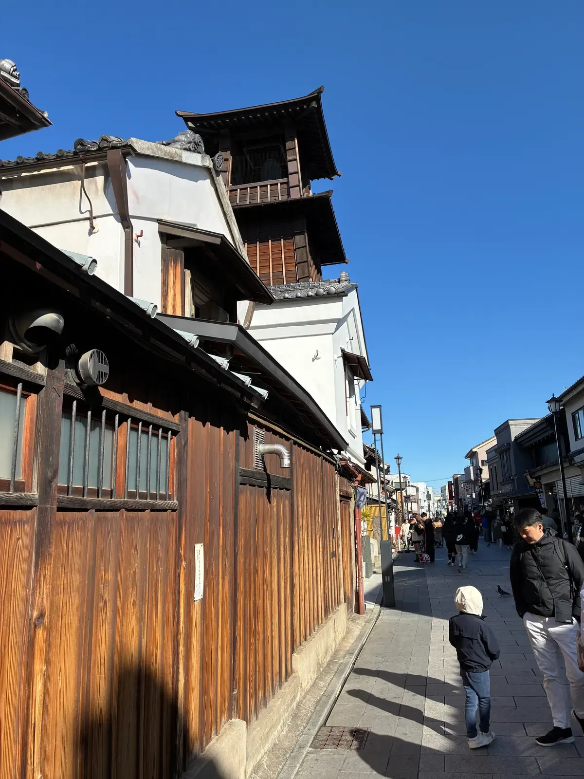 The Toki no Kane bell tower in Kawagoe on a day trip from Tokyo by train